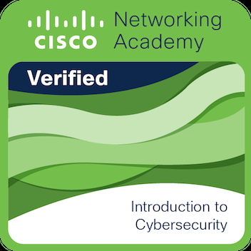 Cisco Introduction to Cybersecurity badge