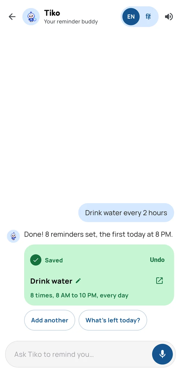 Saved at once